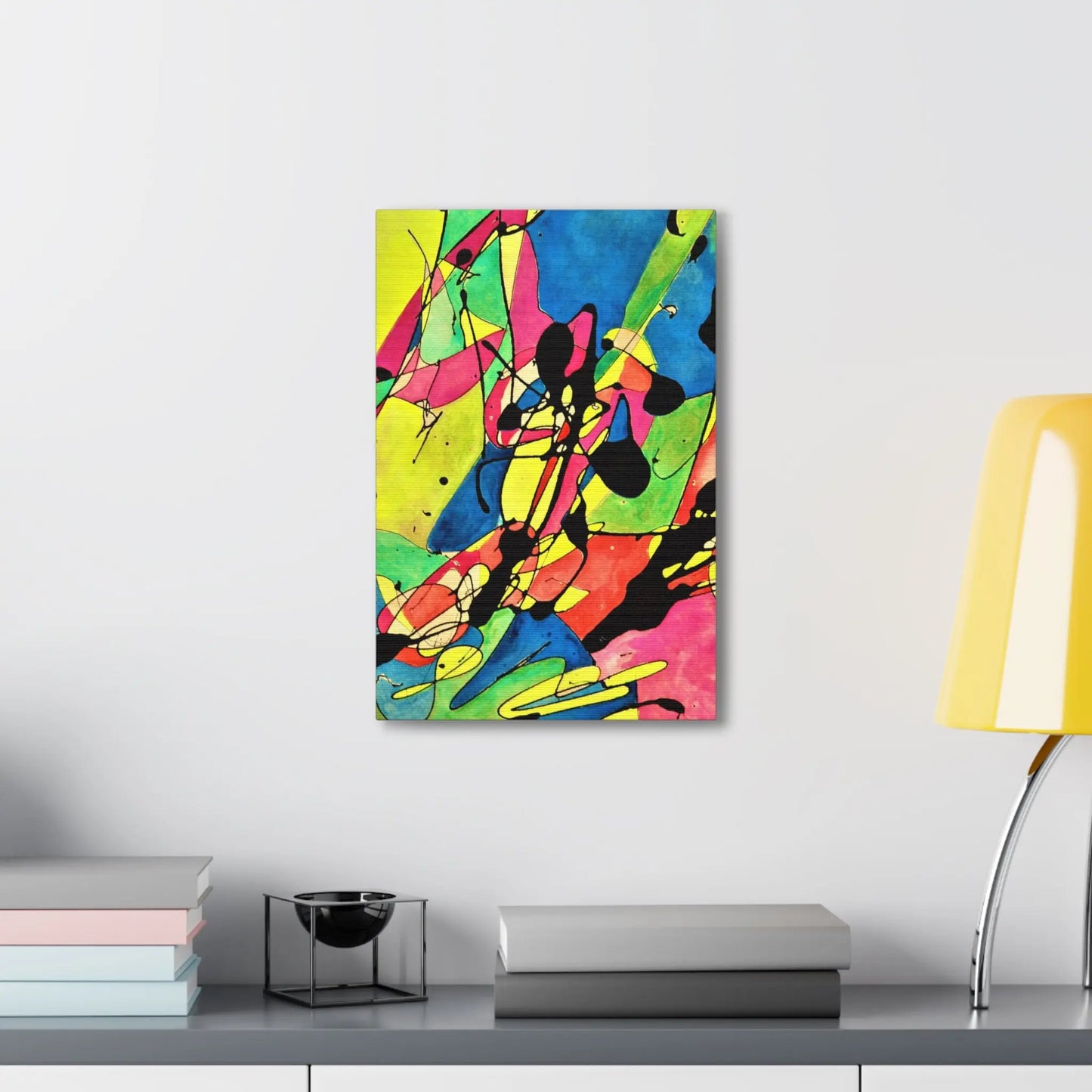 Exploding Earth Canvas Gallery Wraps 12" x 18" 1.25"