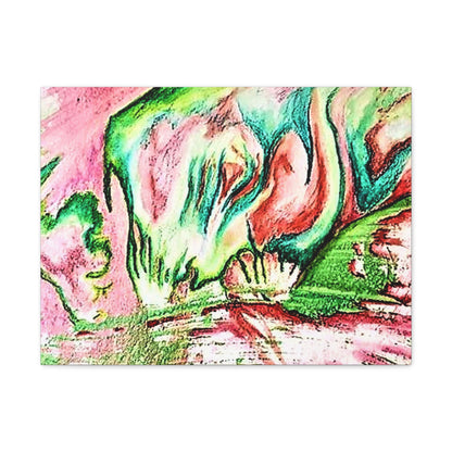 Pink Forest Canvas Gallery Wraps 24″ x 18″ 1.25"