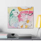 Abstract Face Canvas Gallery Wraps - Kia Day Design
