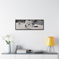 Liberty Cap Yellowstone Gallery Canvas Wraps Horizontal Frame 36″ x 12″ Walnut 1.25"