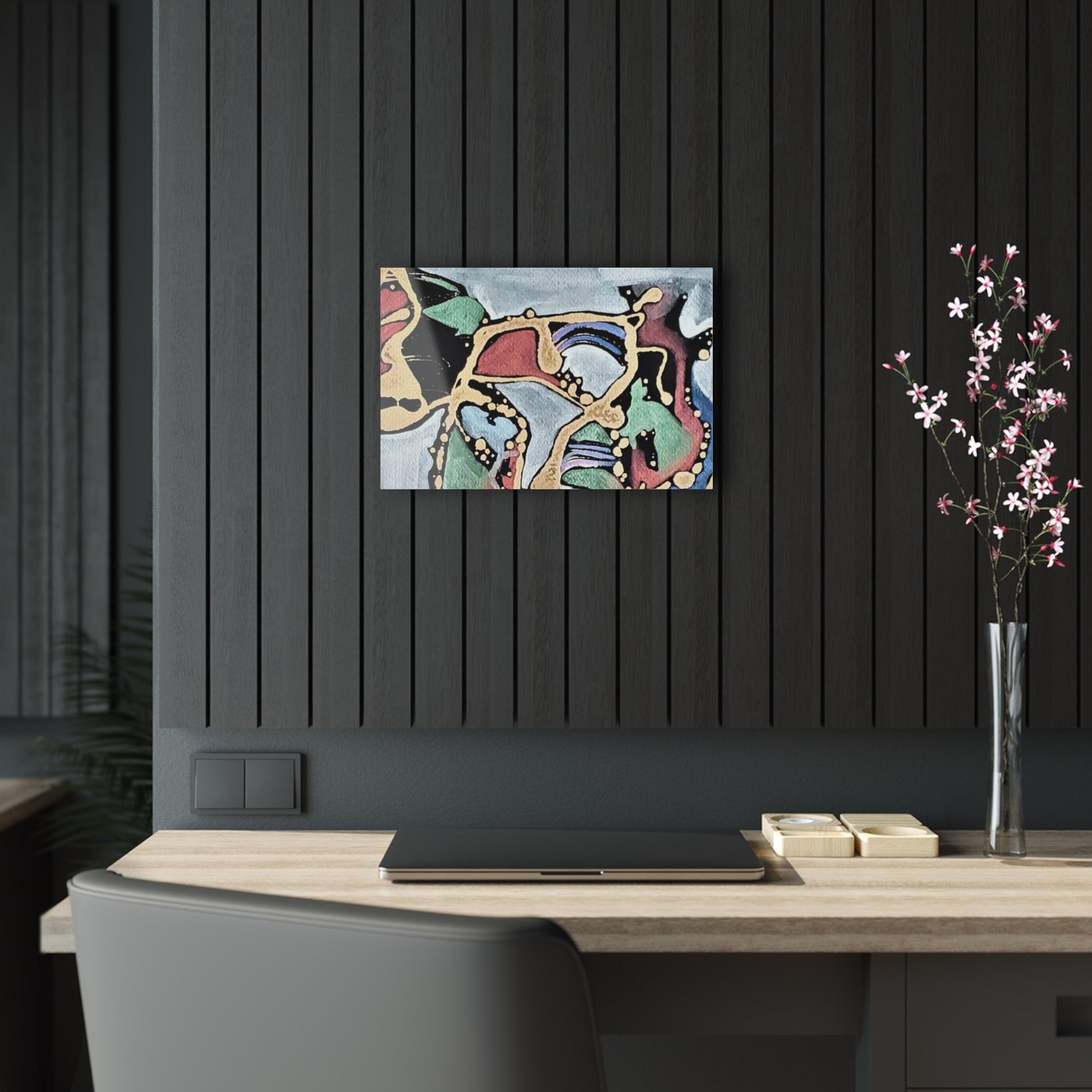 Angry Cat Acrylic Prints - 18″ x 12″ (Horizontal) Glossy - Home Decor