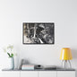 Narada Falls Yellowstone Gallery Canvas Wraps Horizontal Frame 30″ x 20″ Black 1.25"