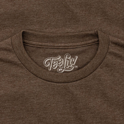 Hershey's Milk Chocolate T-Shirt - Brown Heather- Tee Luv- {{Product type}}
