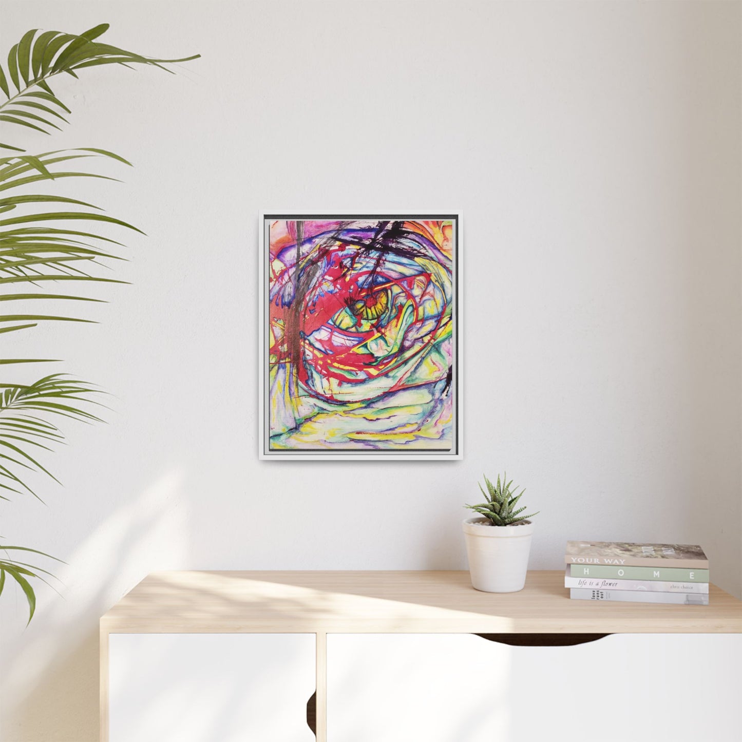 The Eye Framed Art Print - Kia Day Design