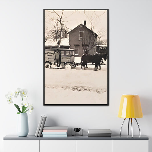 Milk Man Gallery Canvas Wraps, Vertical Frame