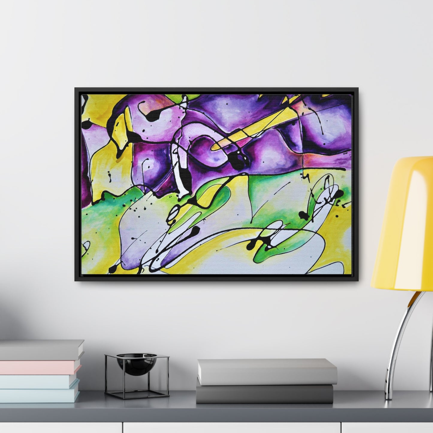 Purple Mountains Gallery Canvas Wraps, Horizontal Frame