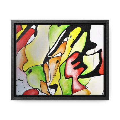 Red Mushroom Gallery Canvas Wraps, Horizontal Frame 10″ x 8″ Black Premium Gallery Wraps (1.25″)