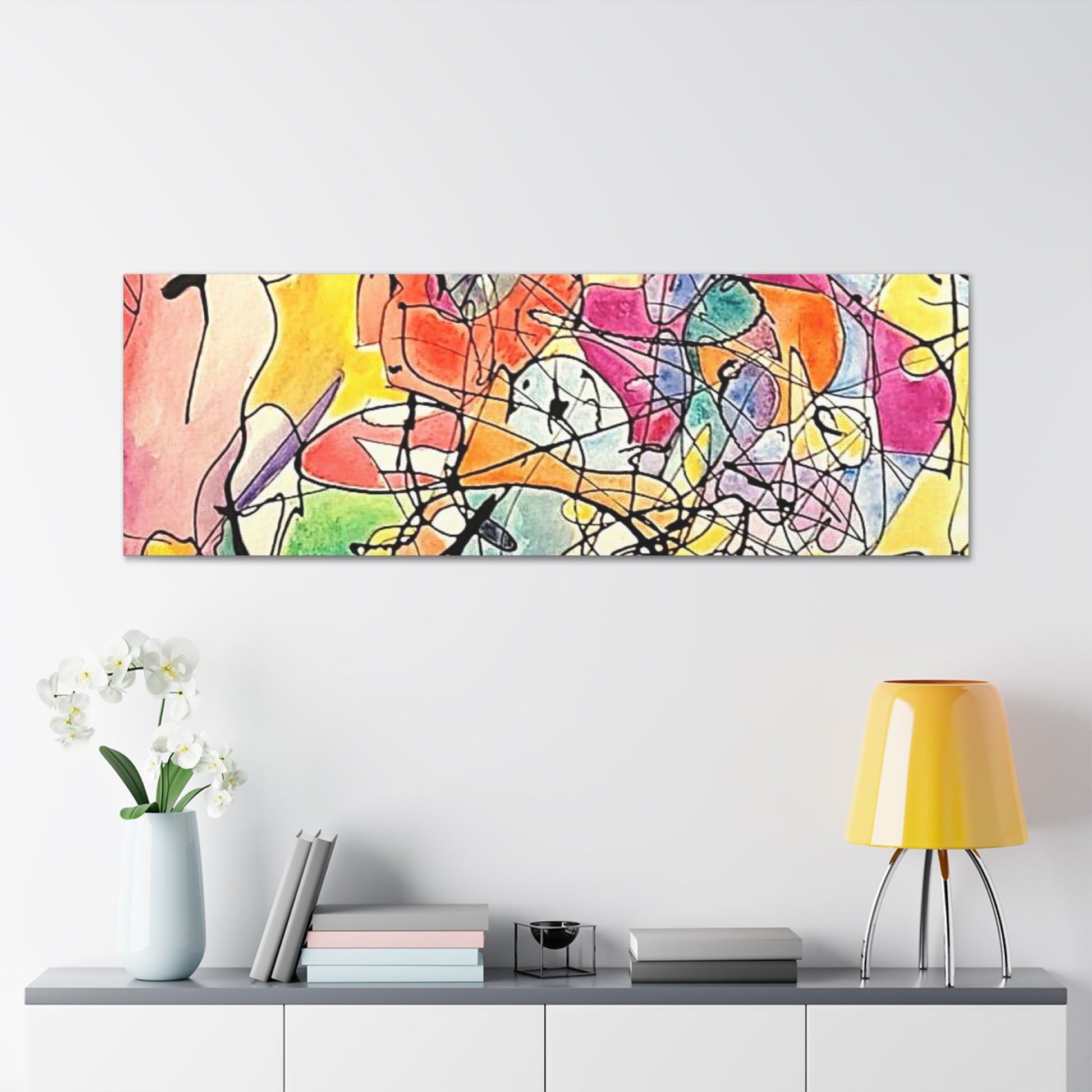 Colorful Abstract Canvas Gallery Wraps