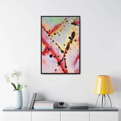 Red Hot Love Gallery Canvas Wraps, Vertical Frame