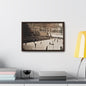 Rockefeller Plaza Easter 1945 Gallery Canvas Wraps Horizontal Frame 18″ x 12″ Walnut 1.25"