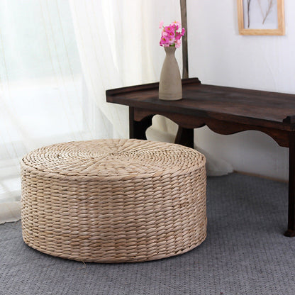 Tatami Straw Woven Meditation Cushion - - Seat