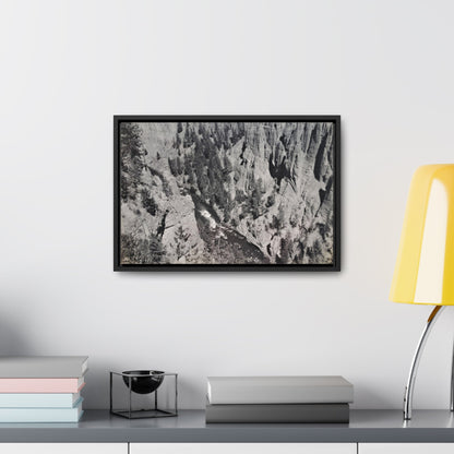 Cleopatras Needle Gallery Canvas Wraps Horizontal Frame 18″ x 12″ Black 1.25"