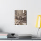 Rockefeller Plaza Canvas Gallery Wraps 11″ x 14″ 1.25"