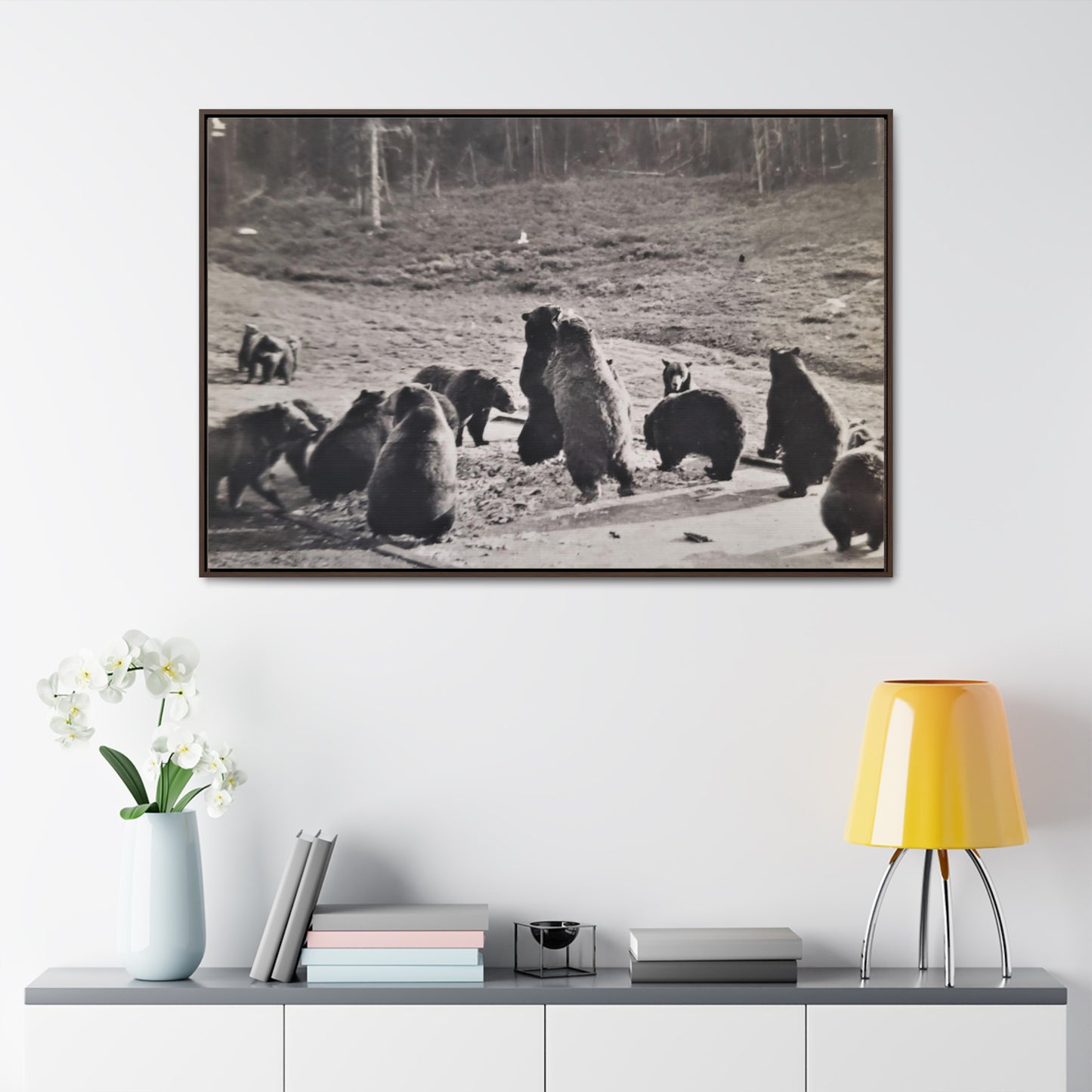 Yellowstone Grizzly Bears Gallery Canvas Wraps, Horizontal Frame