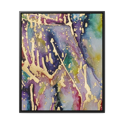 Purple Rain Gallery Canvas Wraps, Vertical Frame 20″ x 24″ Premium Gallery Wraps (1.25″)