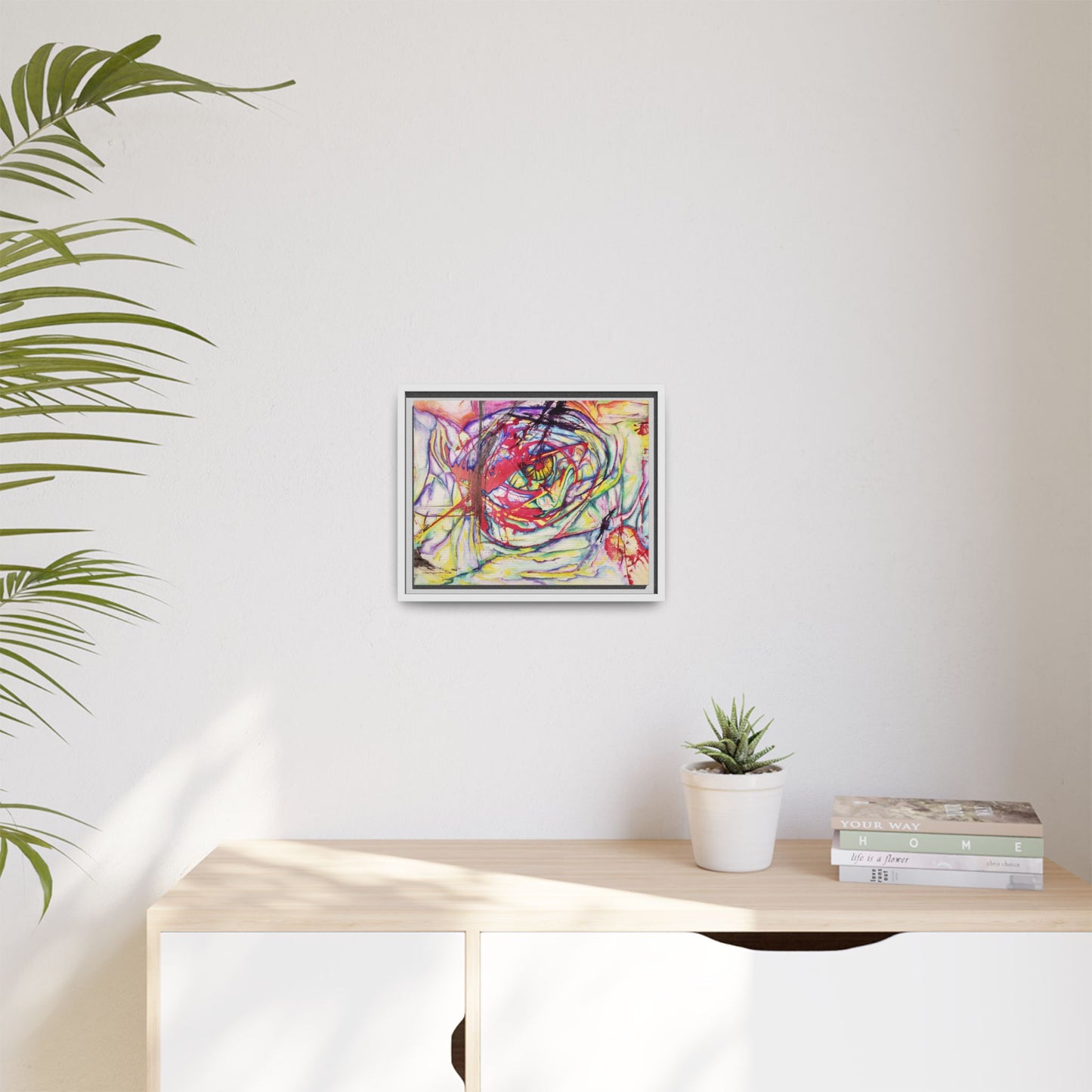 The Eye Framed Art Print - Kia Day Design