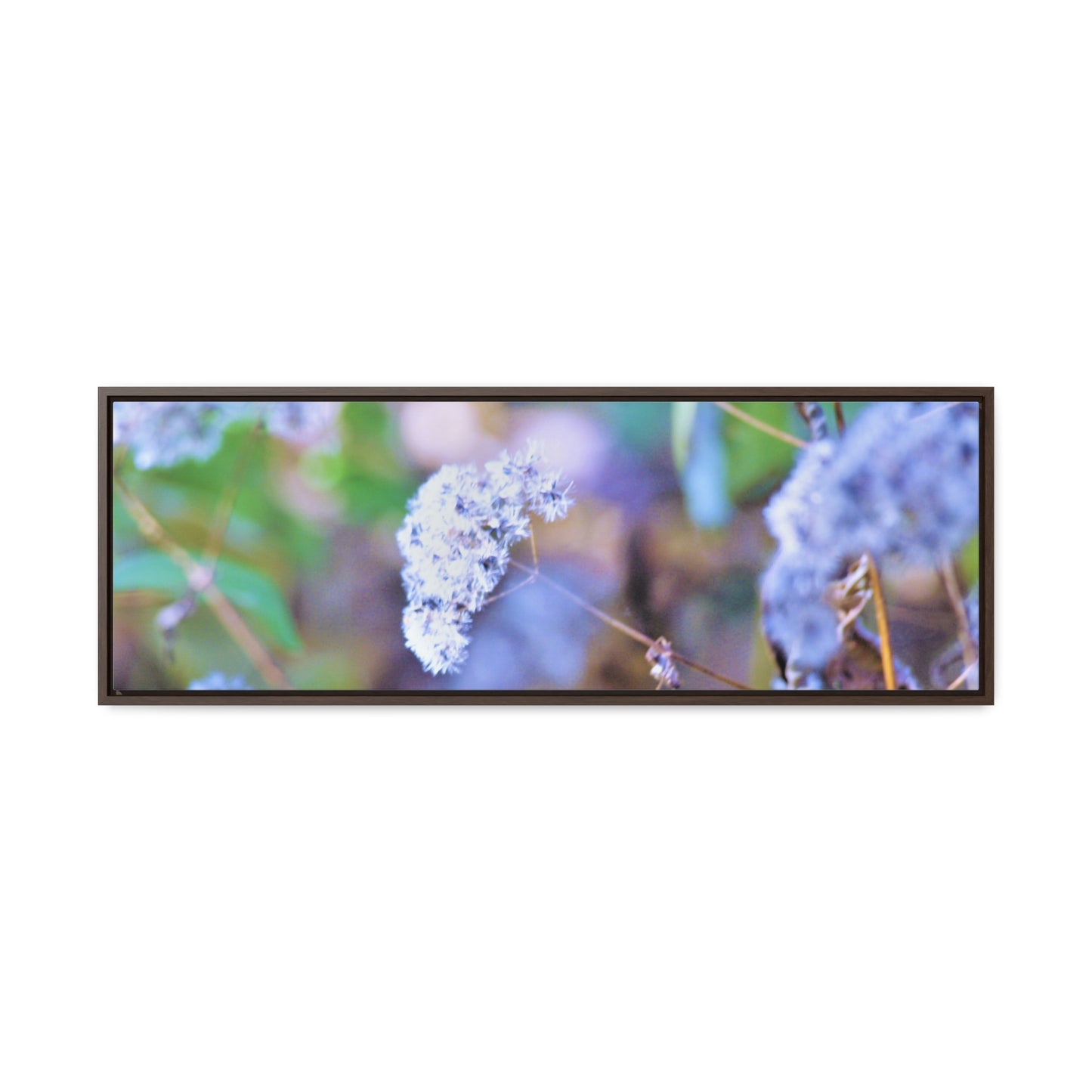 Macro Blue Gallery Canvas Wraps, Horizontal Frame