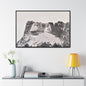 Black Hills Mount Rushmore Gallery Canvas Wraps Horizontal Frame 48″ x 32″ Black 1.25"