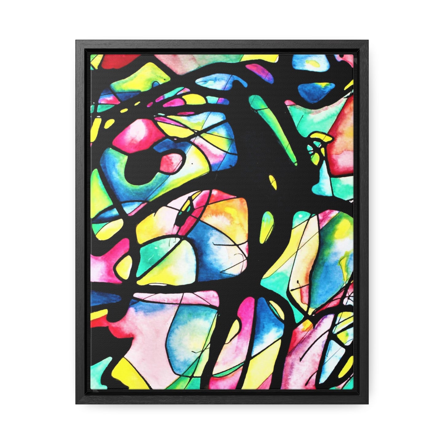 Peacock Gallery Canvas Wraps, Vertical Frame