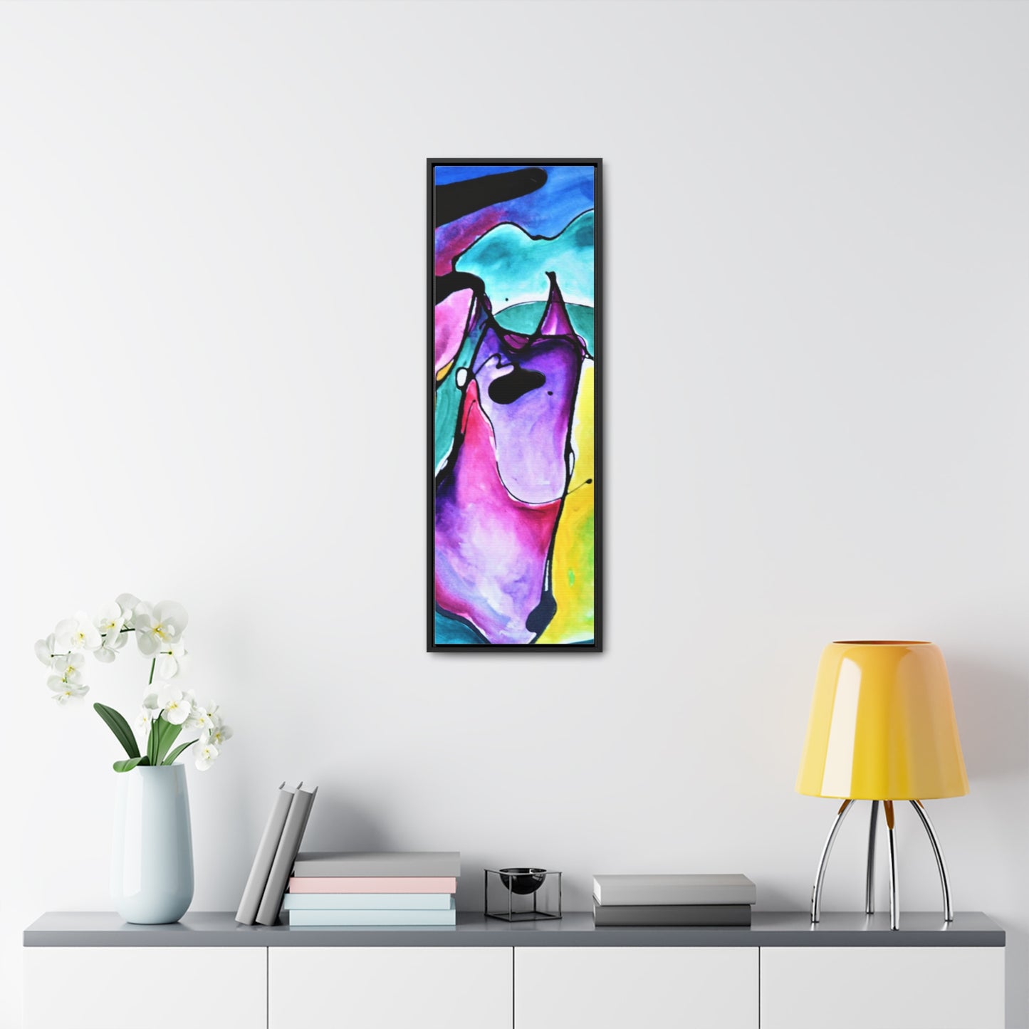 Cat Dog Gallery Canvas Wraps, Vertical Frame