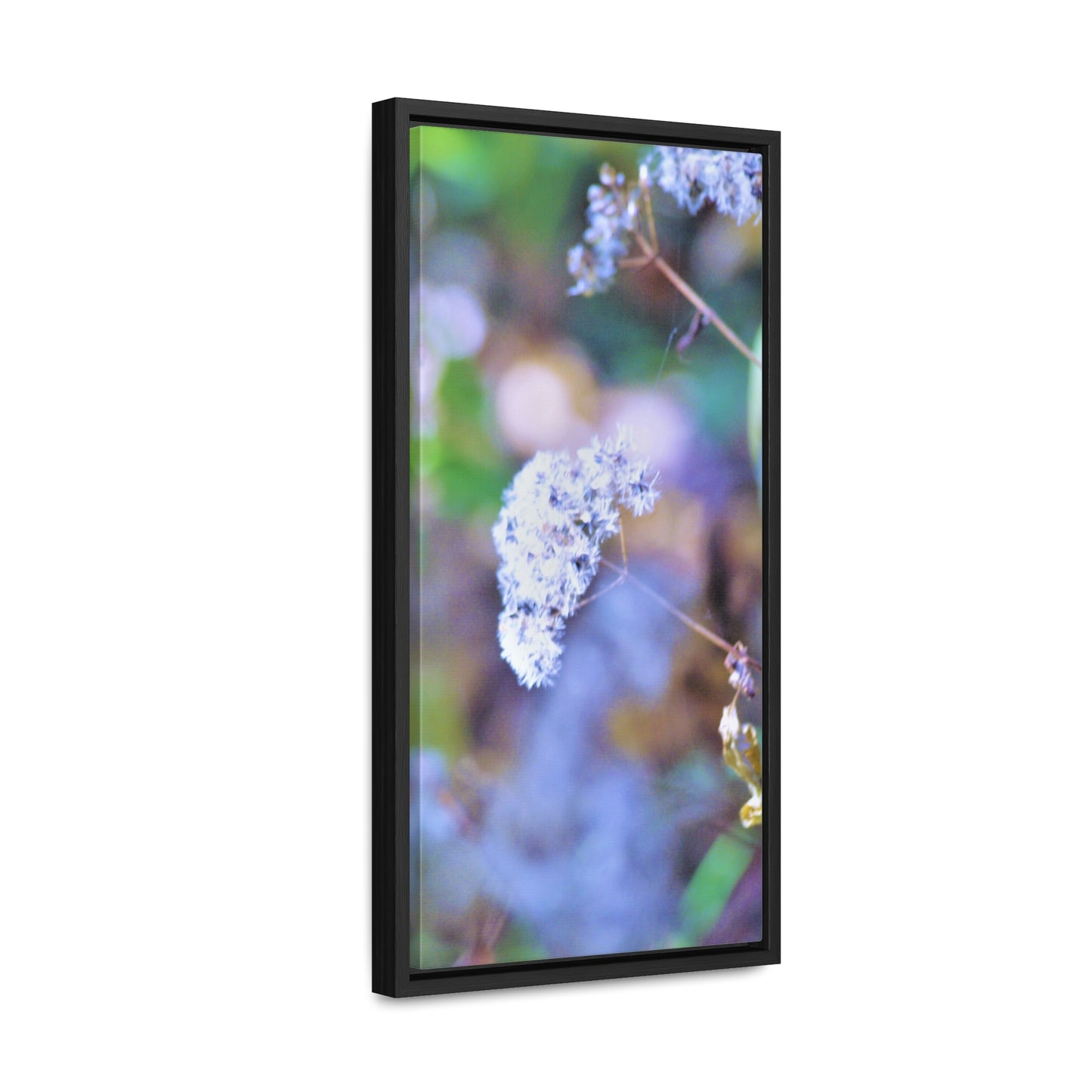 Macro Blue Gallery Canvas Wraps, Vertical Frame