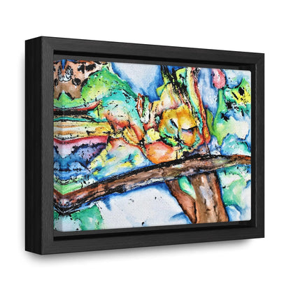 Owl In Flight Gallery Canvas Wraps, Horizontal Frame