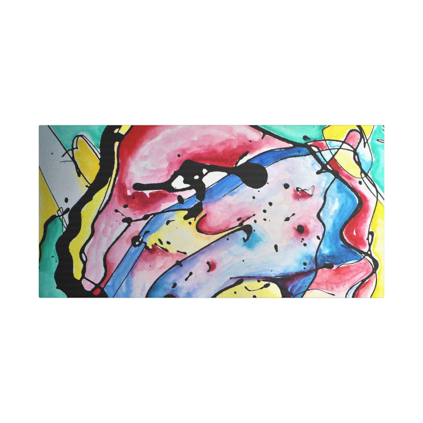3rd Eye Sundae Satin Canvas Stretched - Kia Day Design