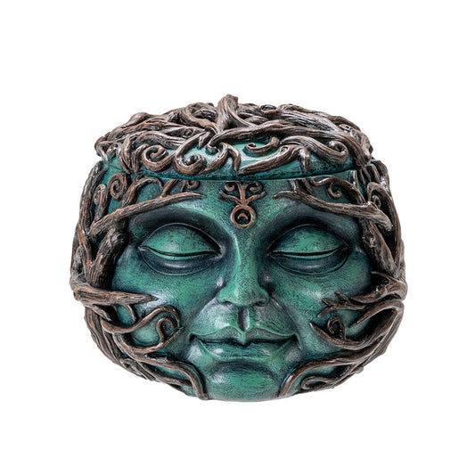 Gaia Round Trinket Box - - Gods & Goddesses