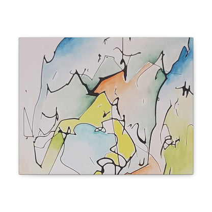 Misty Mountains Canvas Gallery Wraps 14″ x 11″ 1.25"