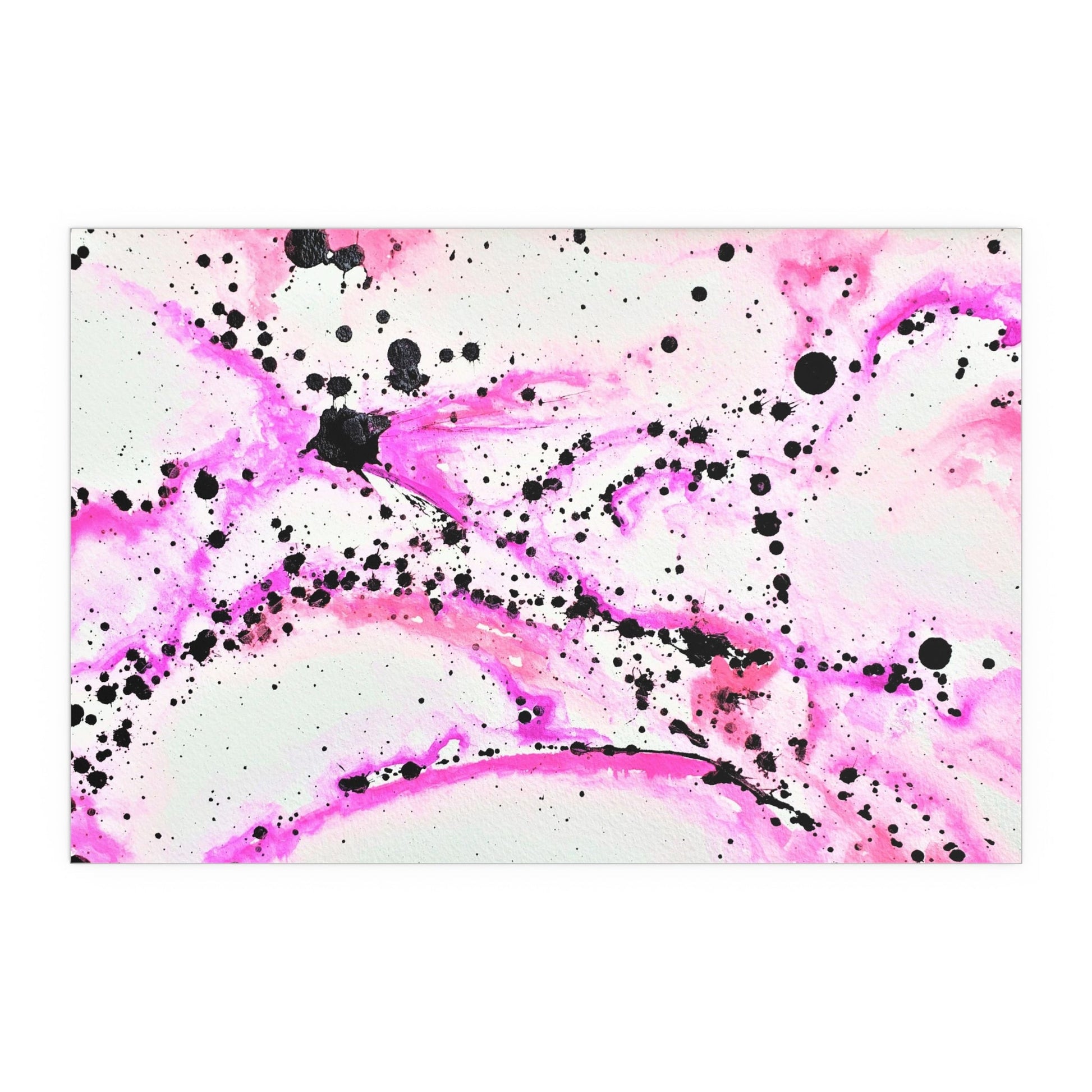 Neon Lightning Silk Posters - 36" x 24" (Horizontal) Semi Glossy - Poster