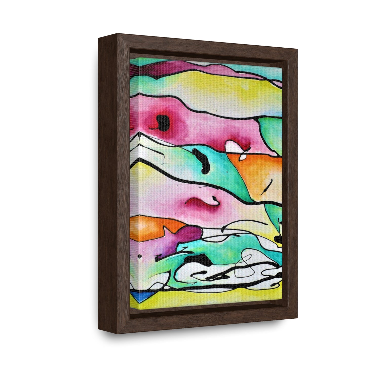 Shredded Paper Gallery Canvas Wraps, Vertical Frame