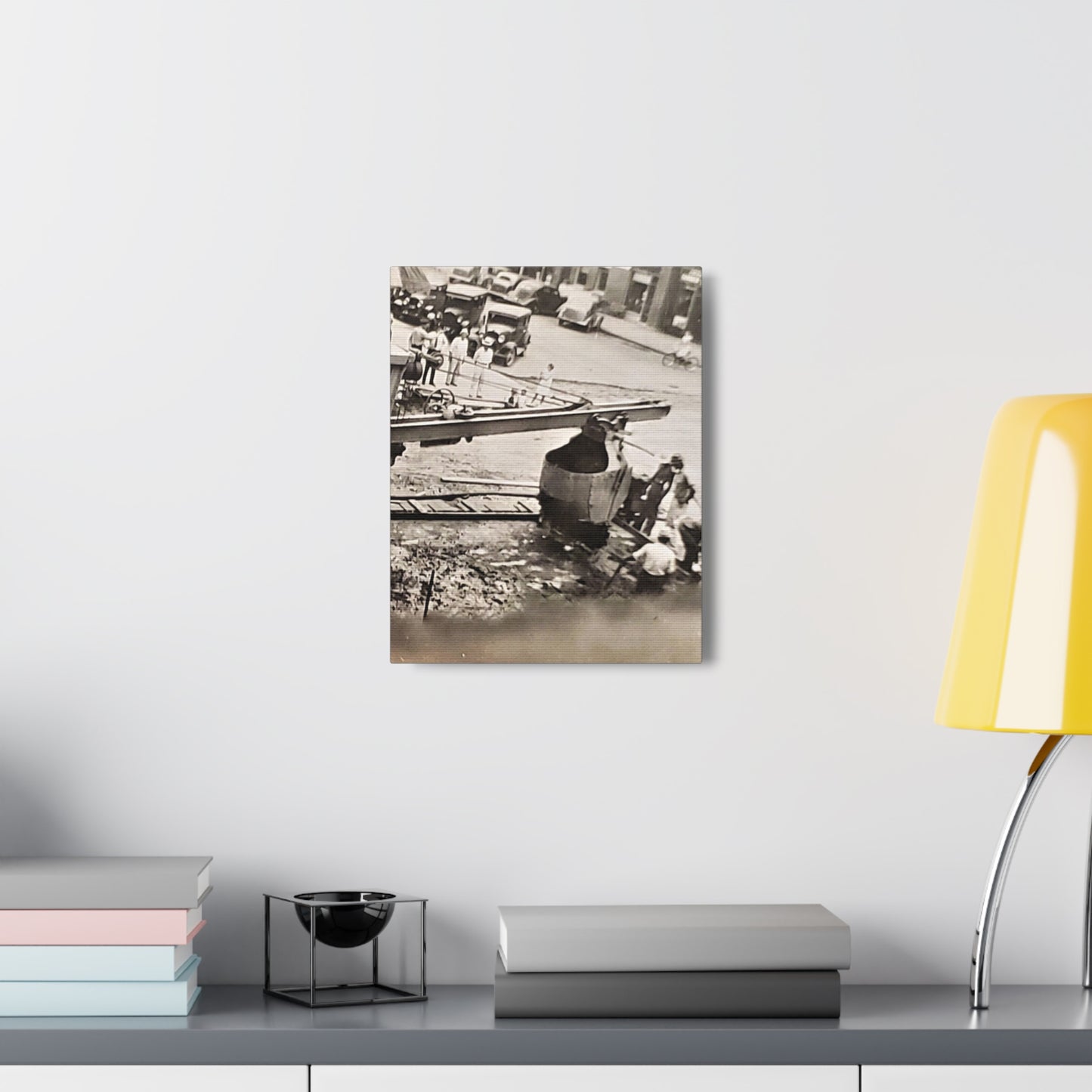 Concrete Worker Canvas Gallery Wraps