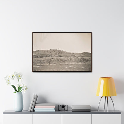 Outside Philip South Dakota Gallery Canvas Wraps Horizontal Frame 36″ x 24″ Walnut Premium Gallery Wraps (1.25″)