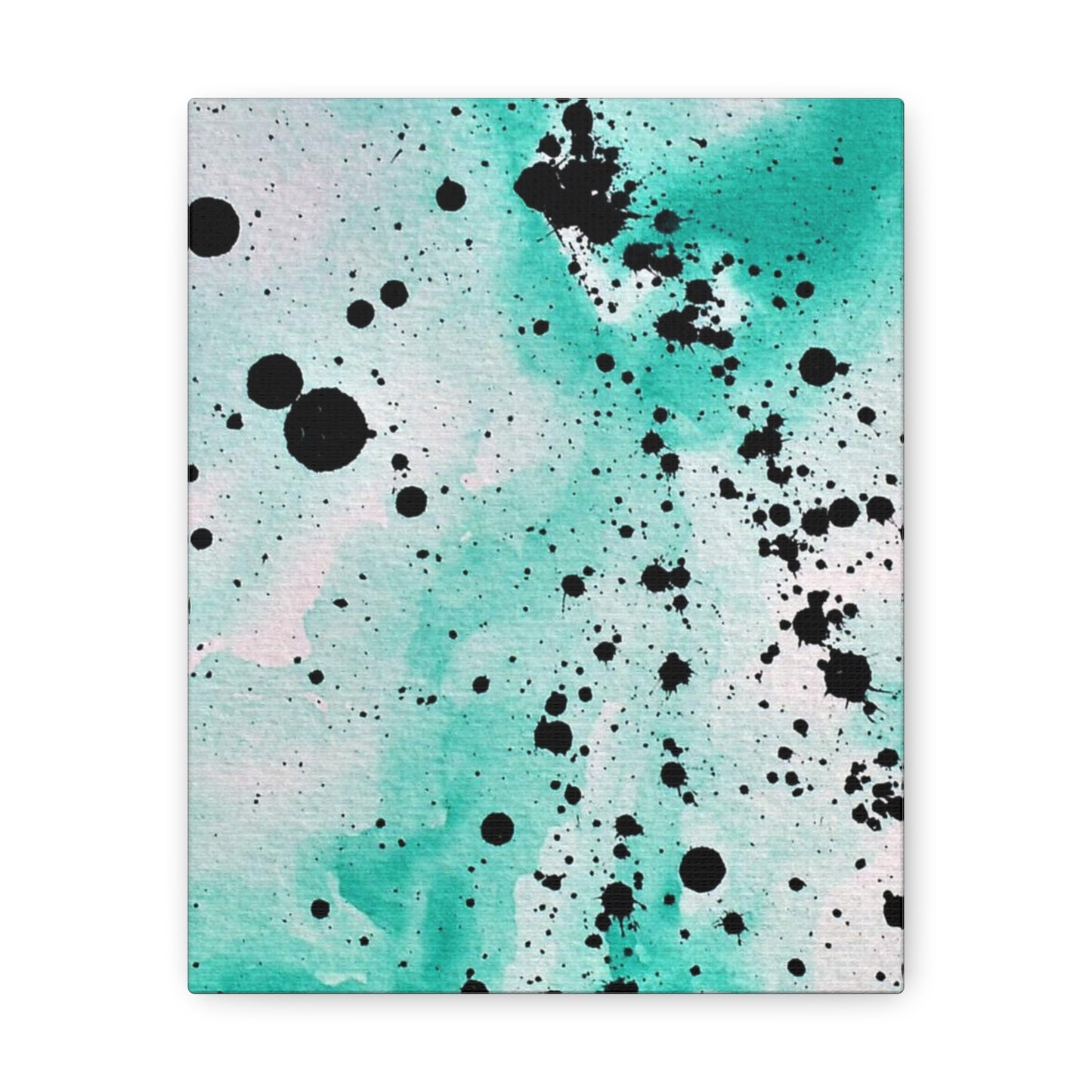 Teal Burst Canvas Gallery Wraps