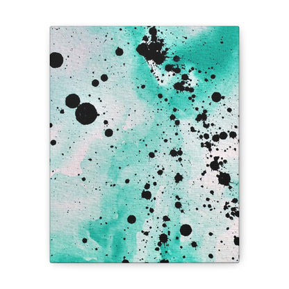 Teal Burst Canvas Gallery Wraps 8″ x 10″ 1.25"