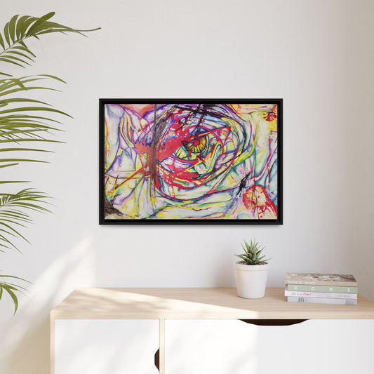 The Eye Framed Art Print - Kia Day Design