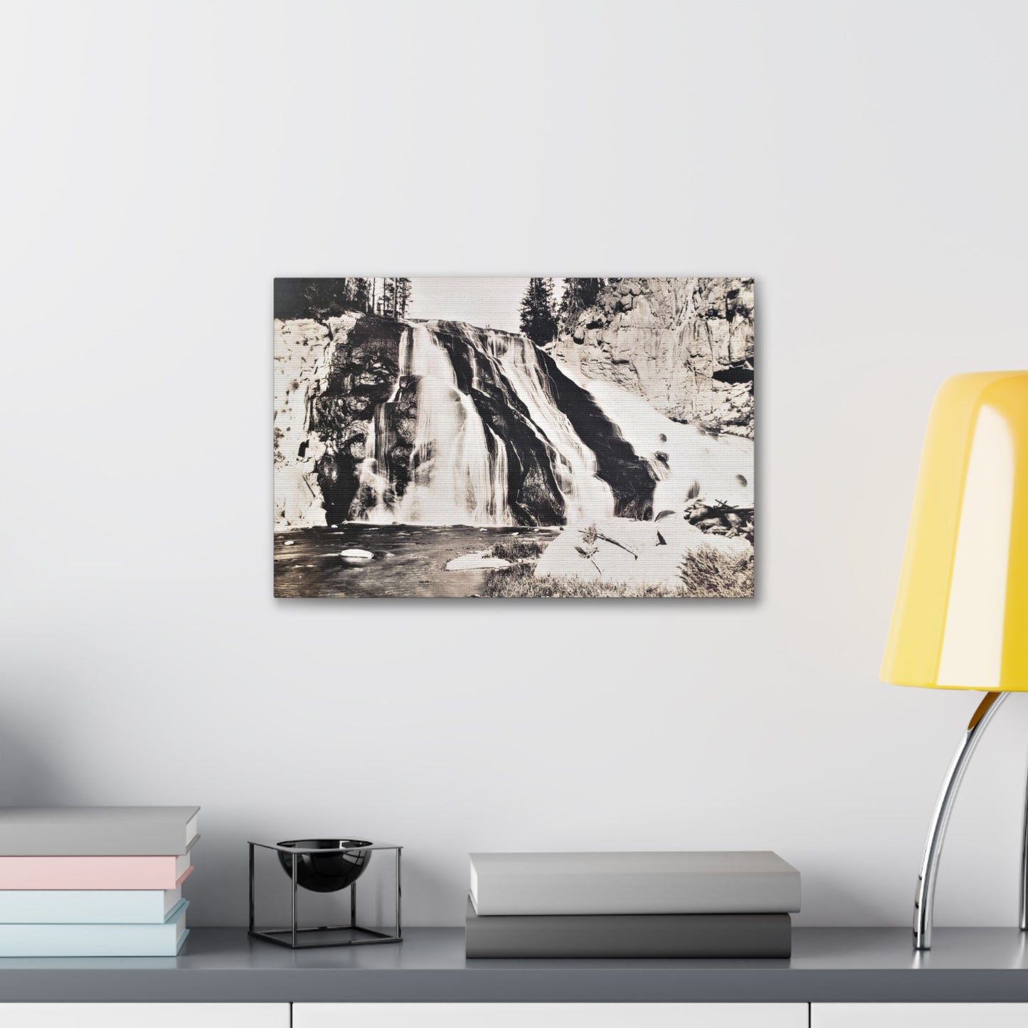 Gibbon Falls Yellowstone Canvas Gallery Wraps