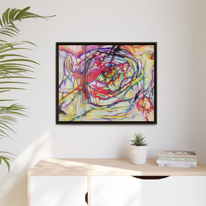 The Eye Framed Art Print - Kia Day Design