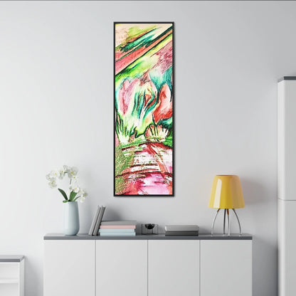 Pink Forest Gallery Canvas Wraps, Vertical Frame