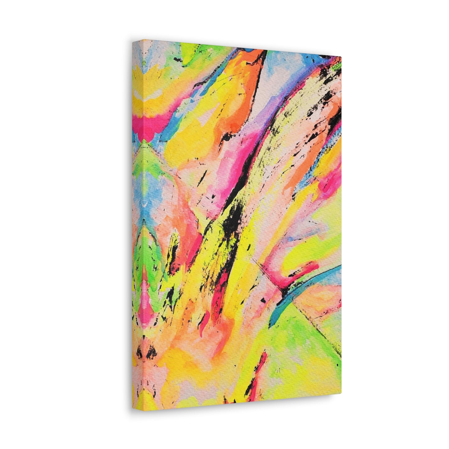 Neon Fire Canvas Gallery Wraps