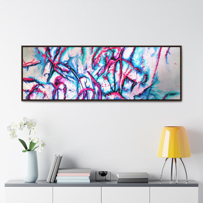 Pink Jellyfish Gallery Canvas Wraps, Horizontal Frame