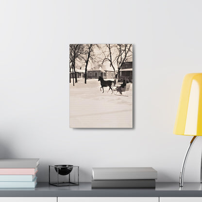 Carriage Ride Canvas Gallery Wraps 12″ x 16″ 1.25"