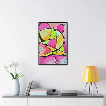 Pink Mouse Gallery Canvas Wraps, Vertical Frame