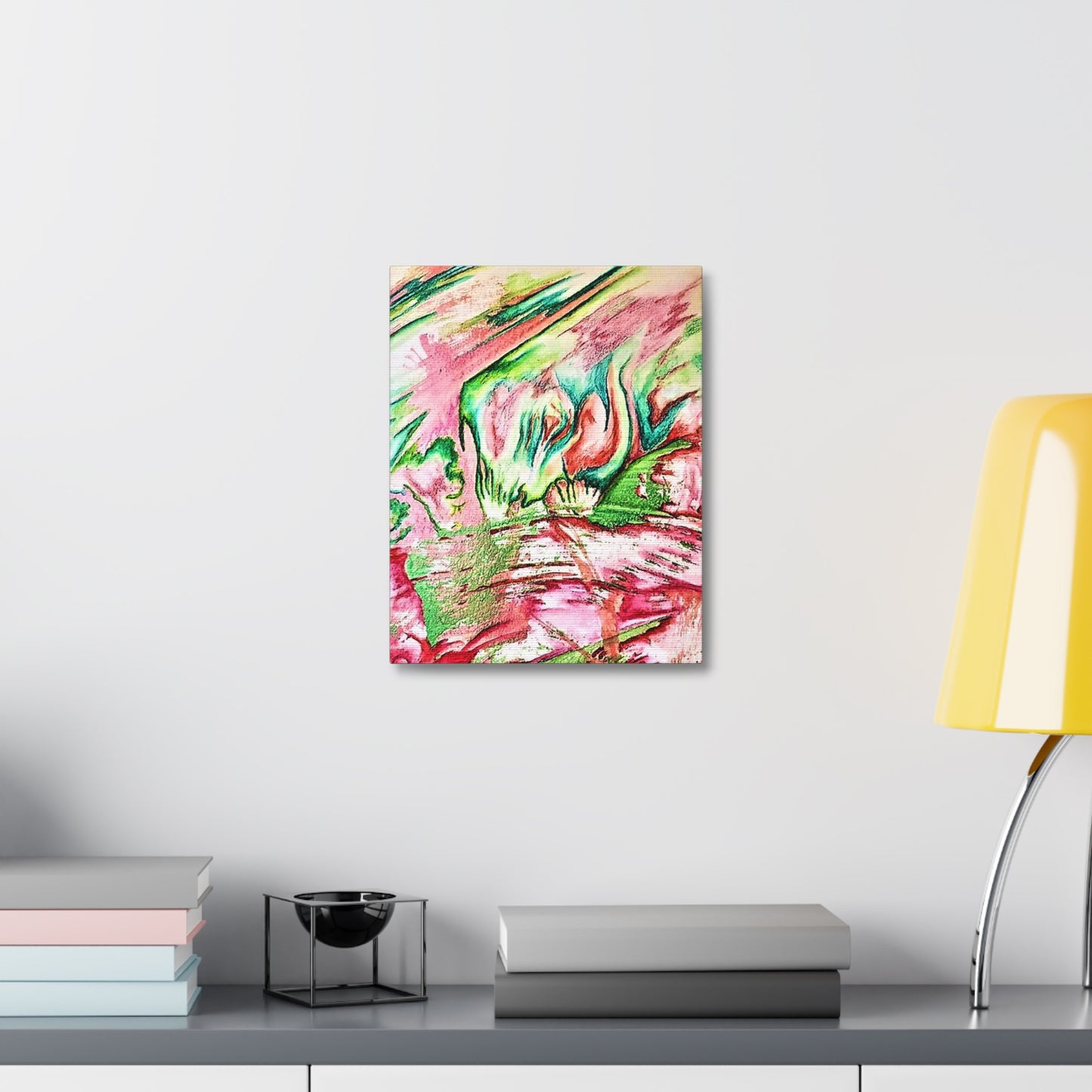 Pink Forest Stretched Canvas