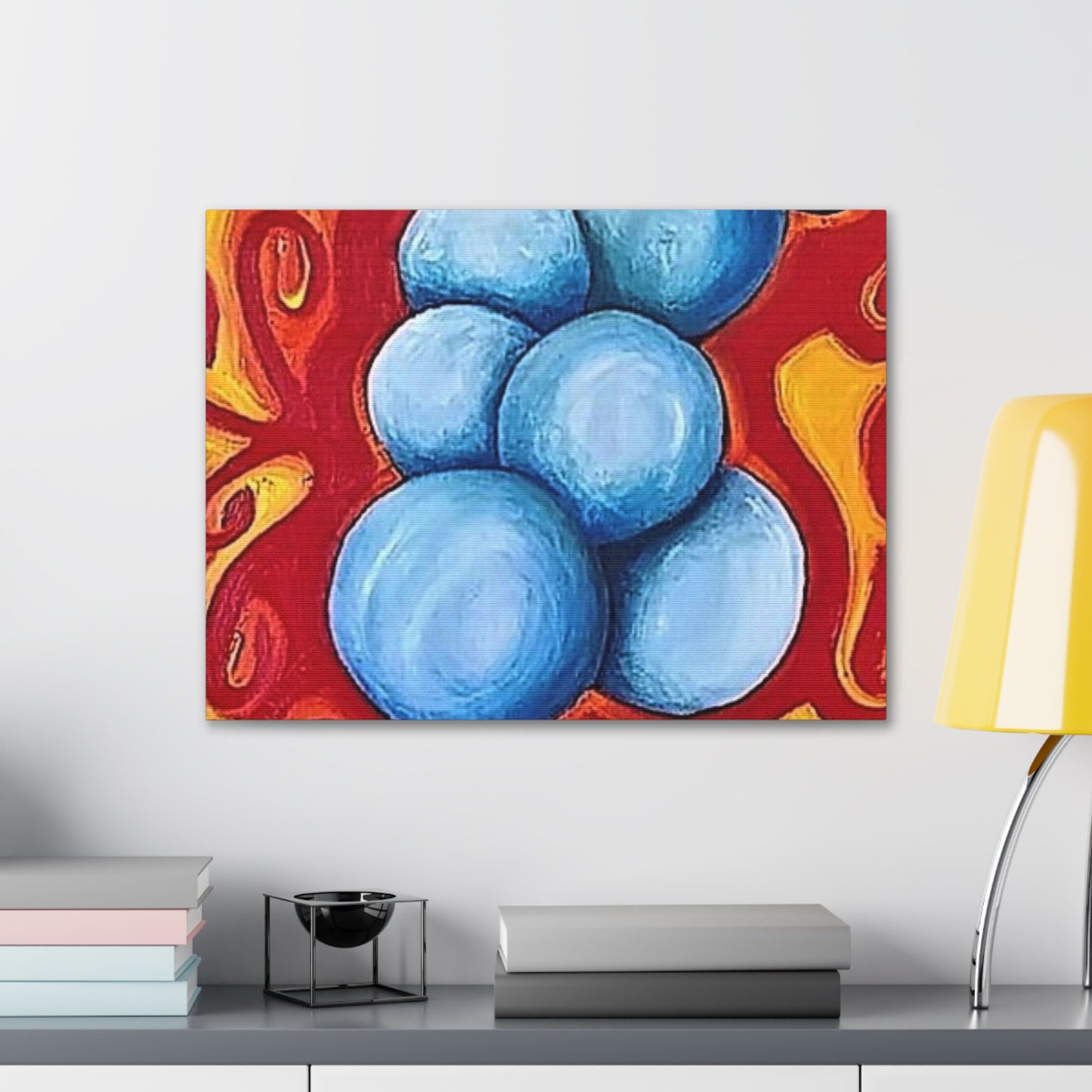 Blue Balls Canvas Gallery Wraps