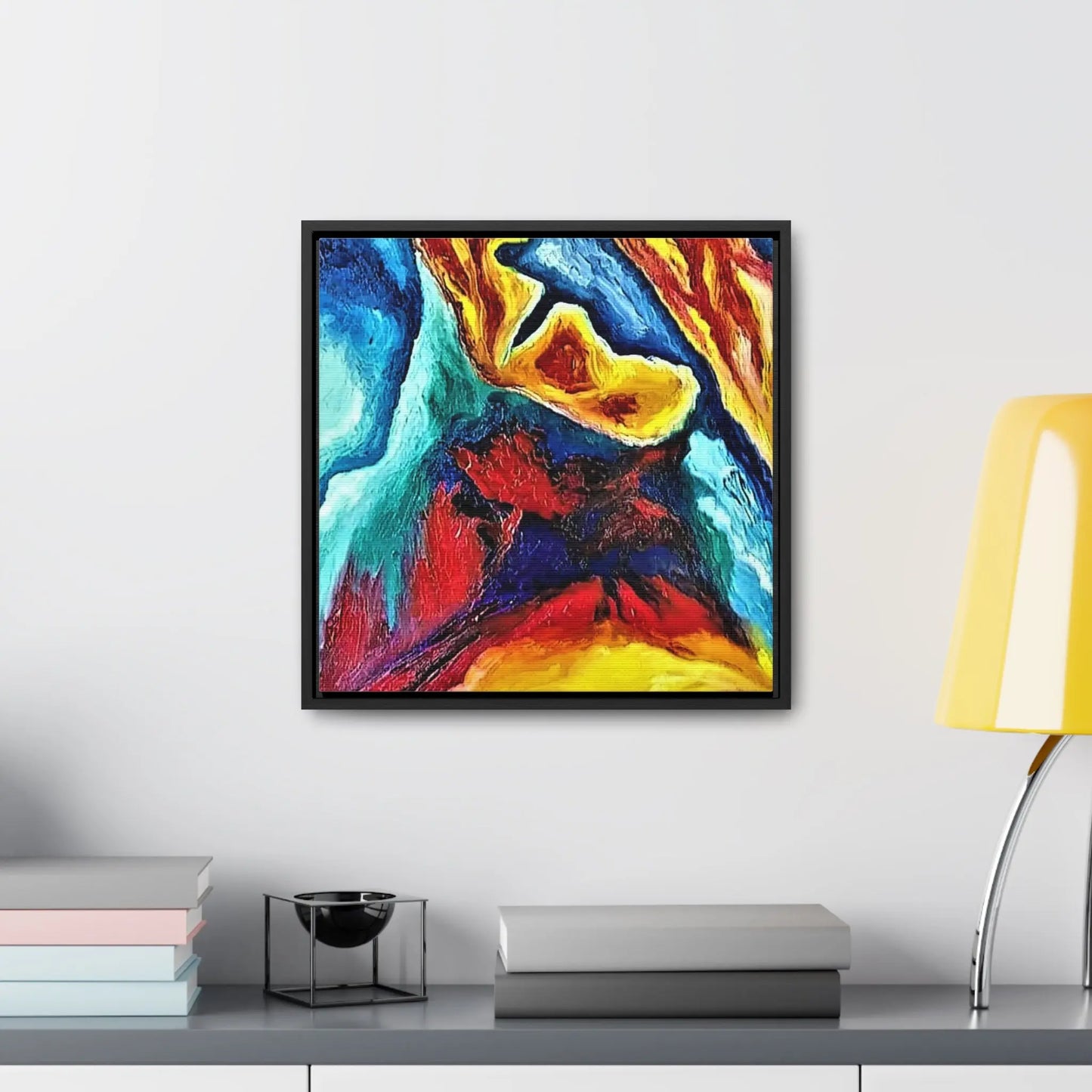 Cavern Gallery Canvas Wraps, Square Frame