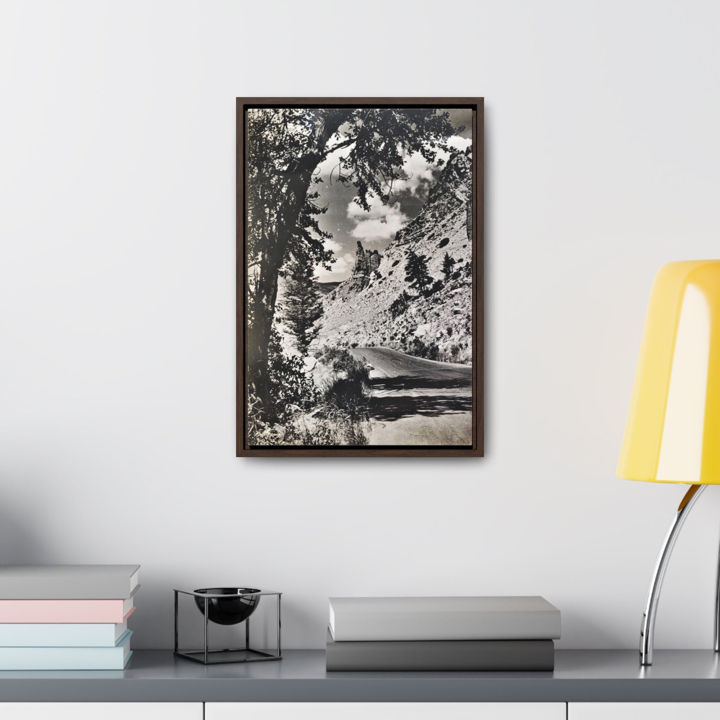 Eagle's Nest Rock Yellowstone Gallery Canvas Wraps, Vertical Frame