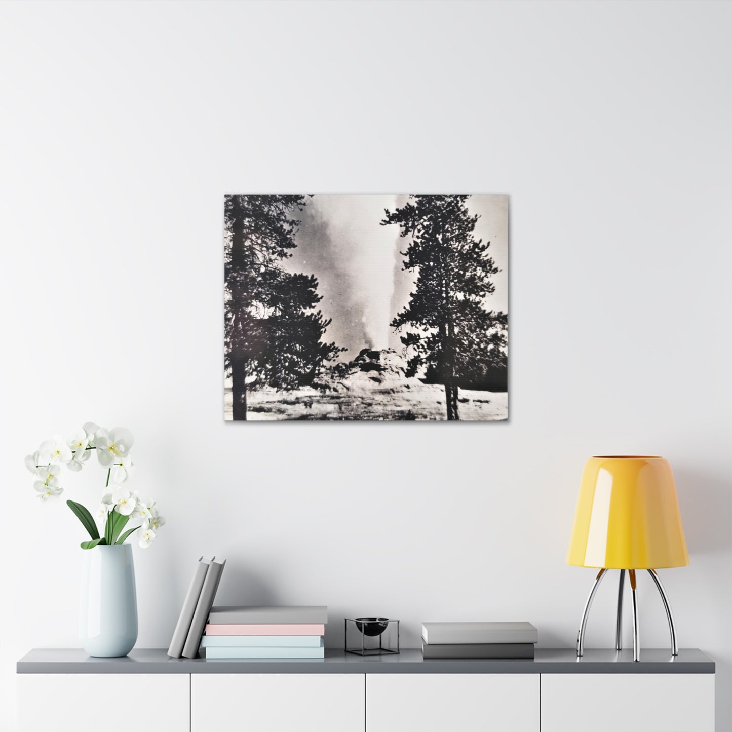 Castle Geyser Yellowstone Canvas Gallery Wraps