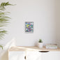Alien Abstract Colorful Framed Canvas Art - Kia Day Design