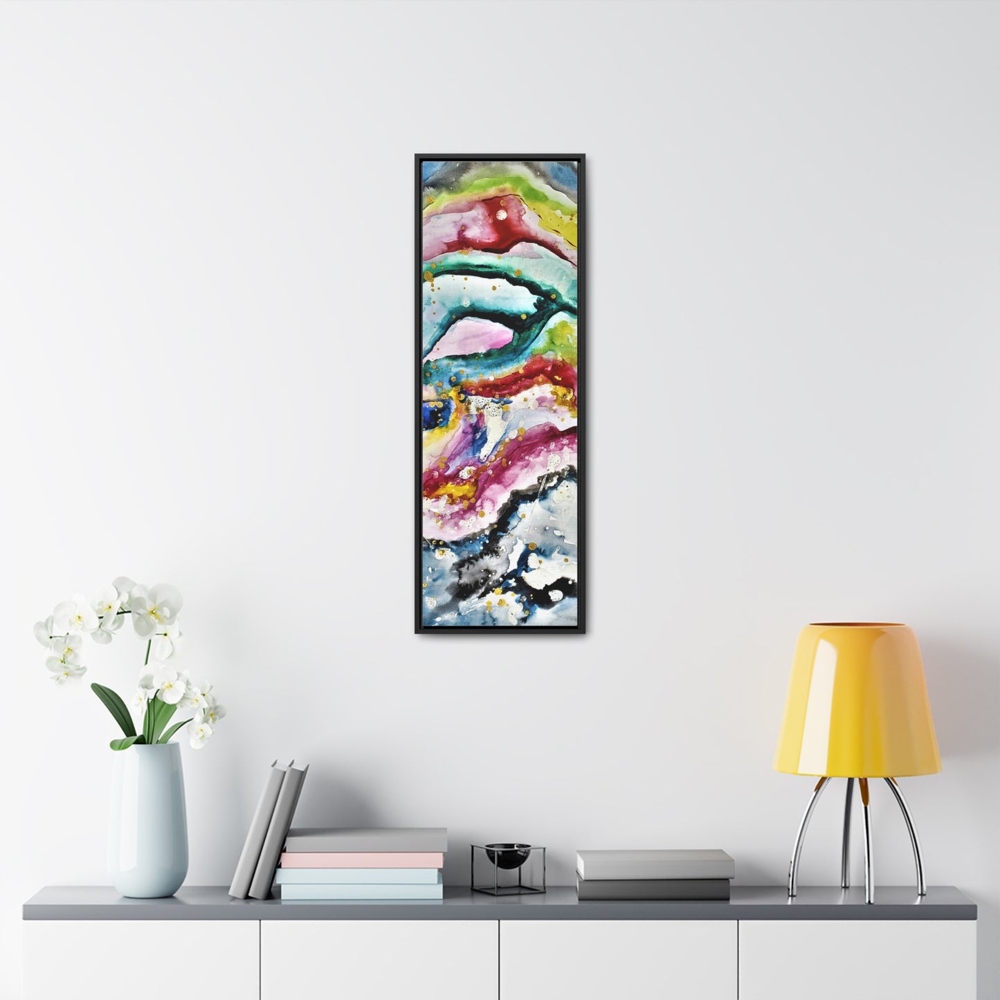 Cosmic Face Gallery Canvas Wraps, Vertical Frame